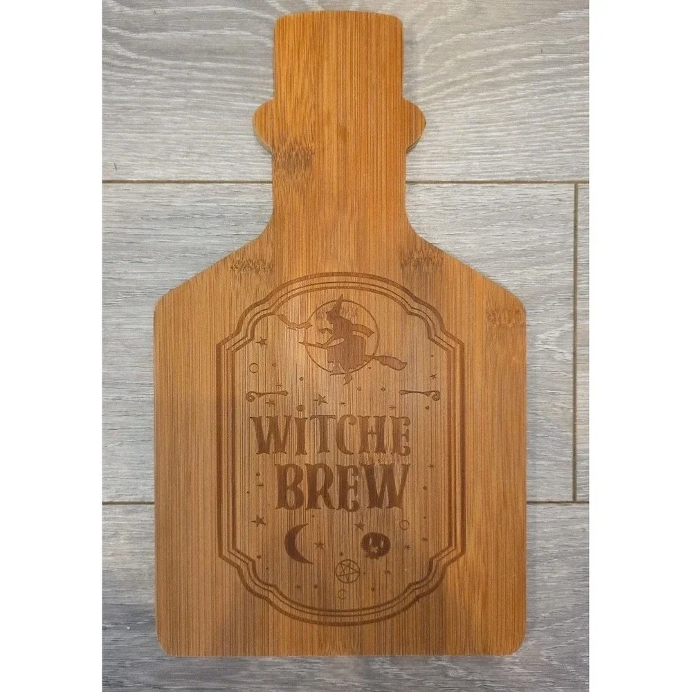 NEW‎ Halloween Cutting Board WITCHE BREW